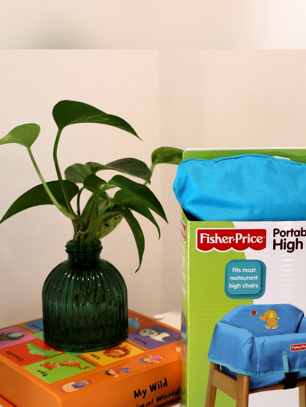 NIB 2009 Mattel Fisher-Price Portal High Chair Cover Precious Planet Elephant